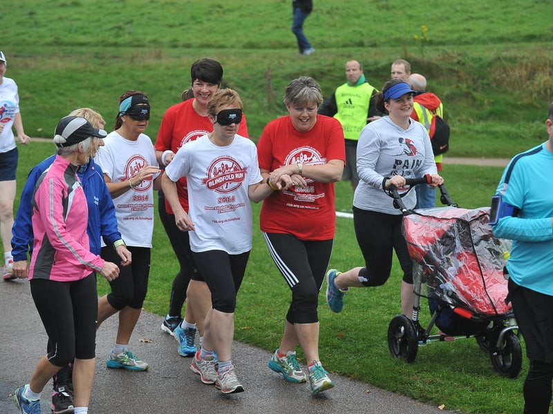 Runners taking part in the Peterborough Park Run at Ferry Meadows pictured in 2014.