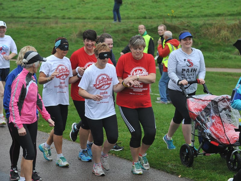 Runners taking part in the Peterborough Park Run at Ferry Meadows pictured in 2014.