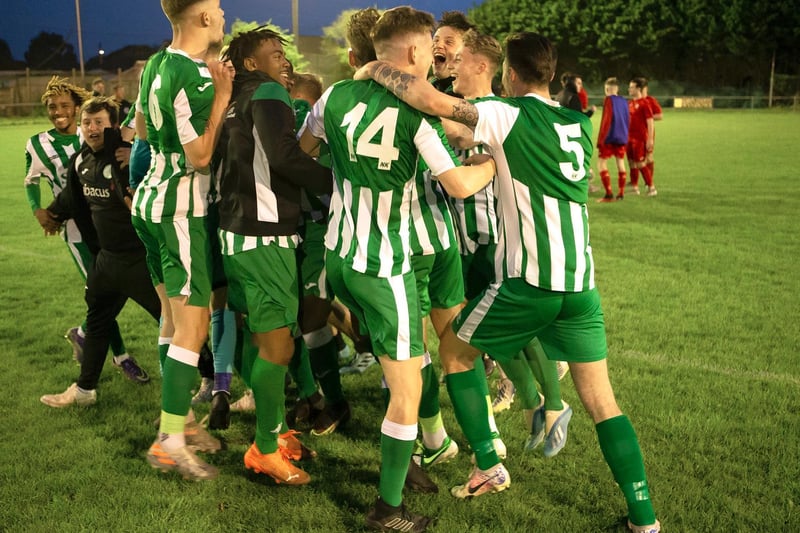 Action and celebrations from Chichester City under-23s' win over Pagham in the final of the SCFL Under-23 Shield / Pictures: Neil Holmes