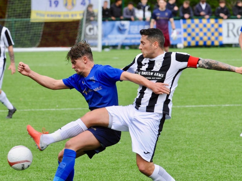 Action and celebrations from Lancing v Loxwood at Steyning in the SCFL Premier Division Shield final / Pictures: Stephen Goodger