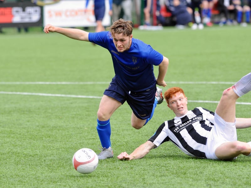 Action and celebrations from Lancing v Loxwood at Steyning in the SCFL Premier Division Shield final / Pictures: Stephen Goodger