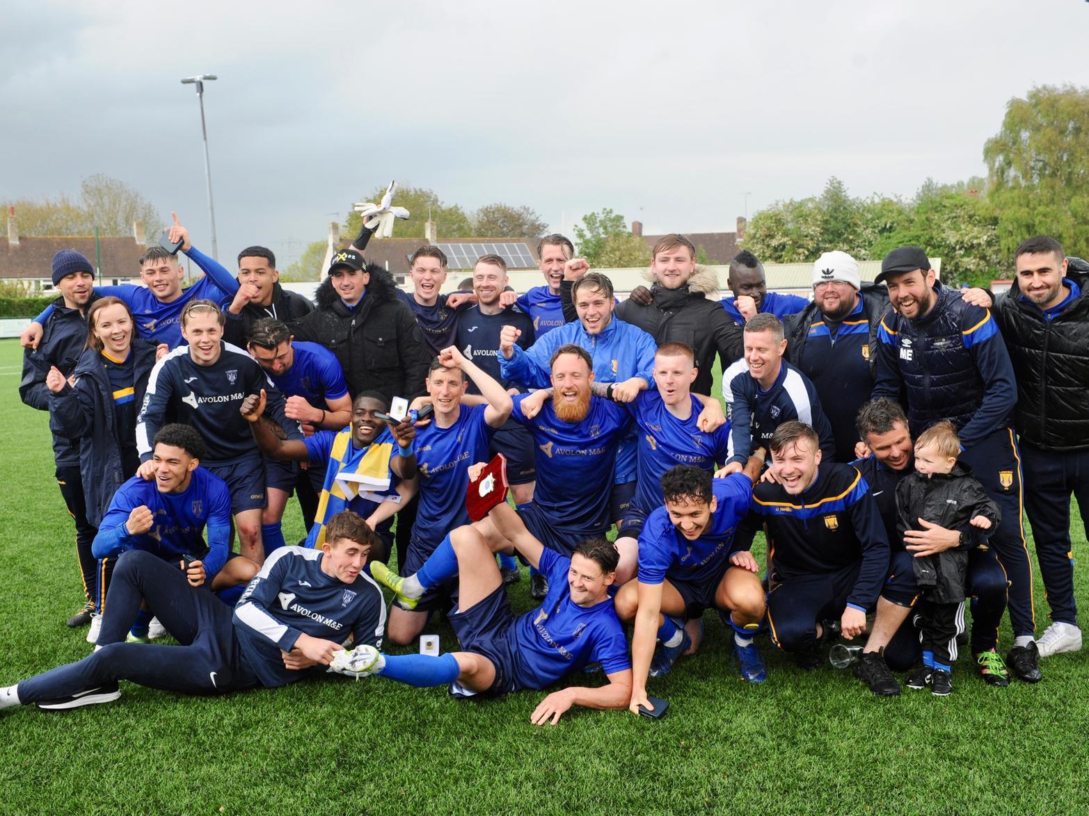 Action and celebrations from Lancing v Loxwood at Steyning in the SCFL Premier Division Shield final / Pictures: Stephen Goodger