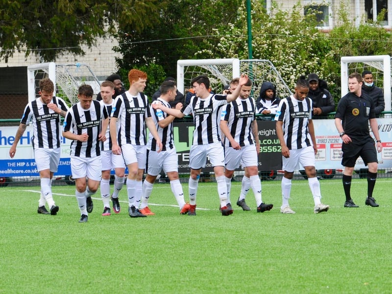 Action and celebrations from Lancing v Loxwood at Steyning in the SCFL Premier Division Shield final / Pictures: Stephen Goodger