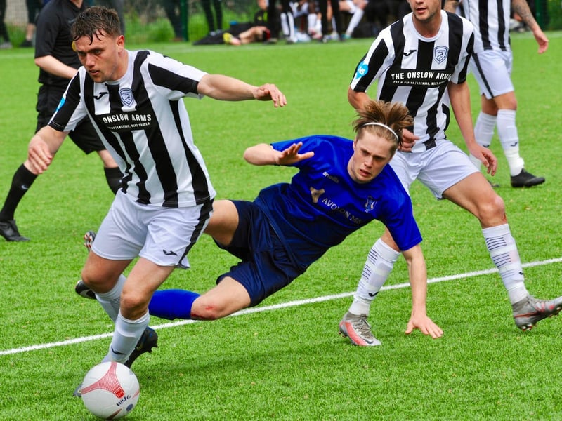 Action and celebrations from Lancing v Loxwood at Steyning in the SCFL Premier Division Shield final / Pictures: Stephen Goodger