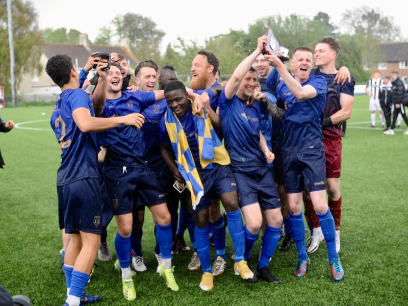 Action and celebrations from Lancing v Loxwood at Steyning in the SCFL Premier Division Shield final / Pictures: Stephen Goodger