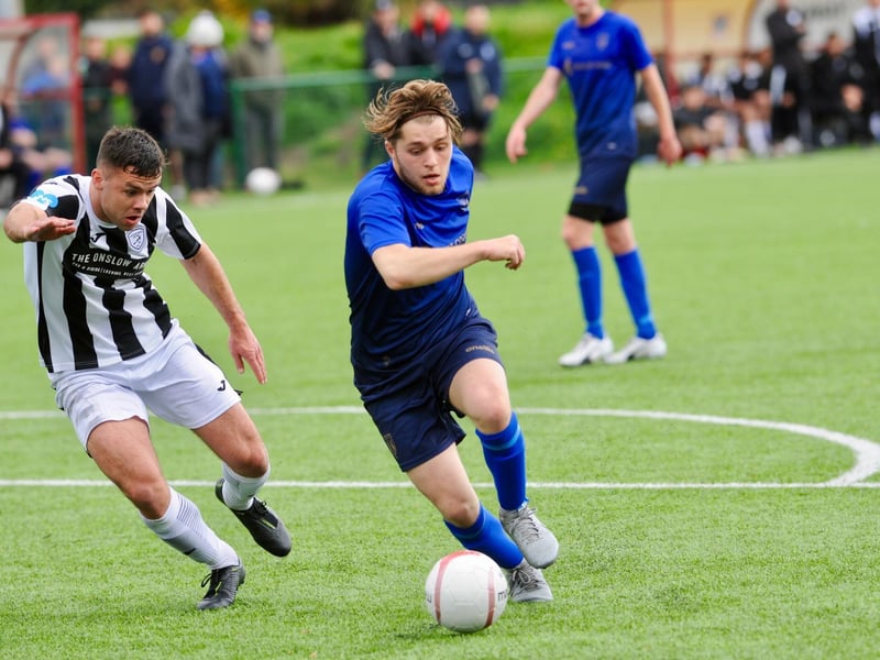 Action and celebrations from Lancing v Loxwood at Steyning in the SCFL Premier Division Shield final / Pictures: Stephen Goodger