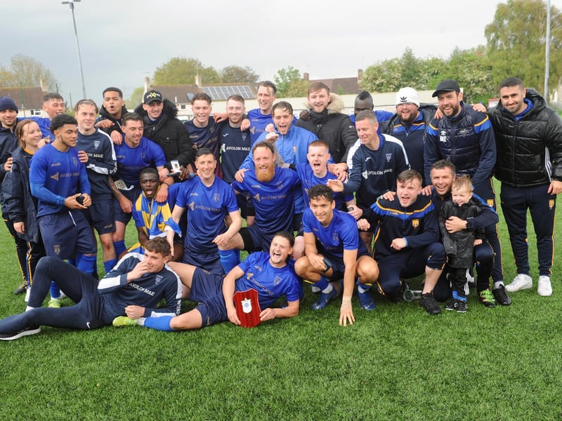 Action and celebrations from Lancing v Loxwood at Steyning in the SCFL Premier Division Shield final / Pictures: Stephen Goodger