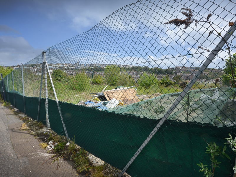 Old Hollingsworth's Ford garage site in Braybrooke Road, Hastings. The garage was demolished in 1999. Pic taken on May 24 2021. SUS-210524-143209001