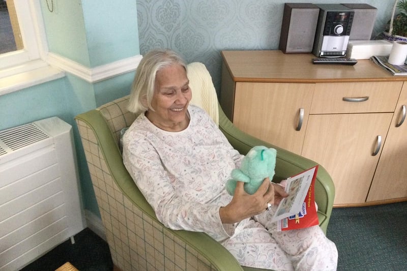 Residents wore their pyjamas and spoke about their favourite books and authors