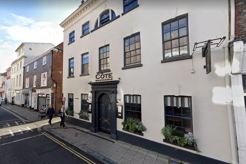 Côte Brasserie, High Street, Lewes. Rating: Four-and-a-half-stars. Reviews: 302