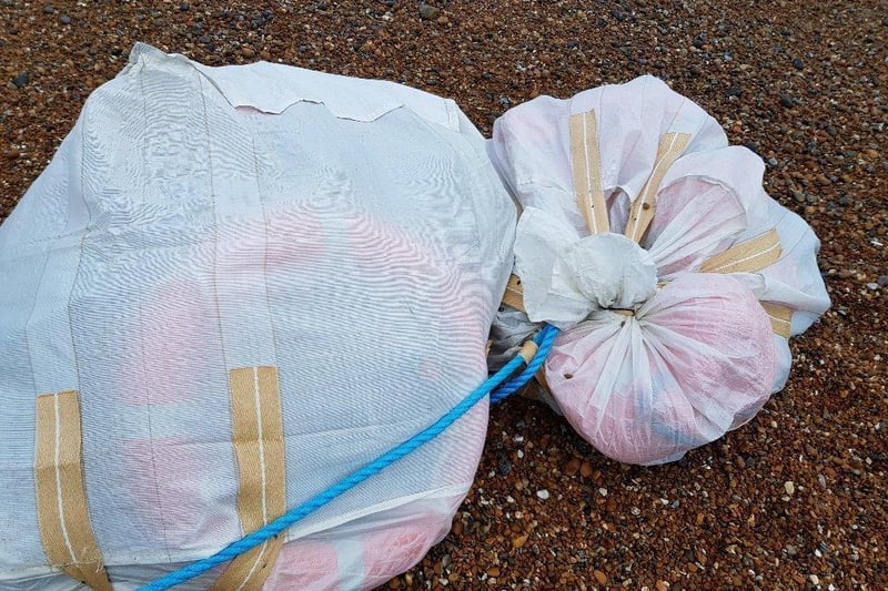 The drugs were found off the beaches of St Leonards and Newhaven SUS-210525-155255001