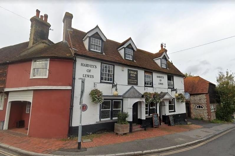 The Swan, Southover High Street, Lewes. Rating: Four stars. Reviews: 259