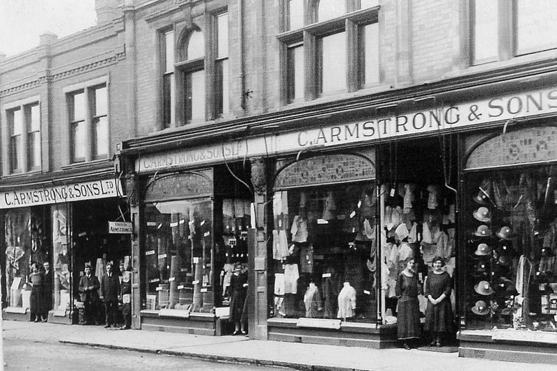 The Charles Armstrong store in Cowgate in the 1930s in the building that today hosts the Draper's Arms pub.