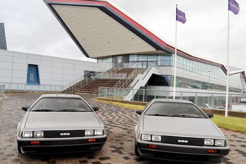 The DeLorean with its timeless Giorgetto Giugiaro styling and revolutionary stainless steel body
