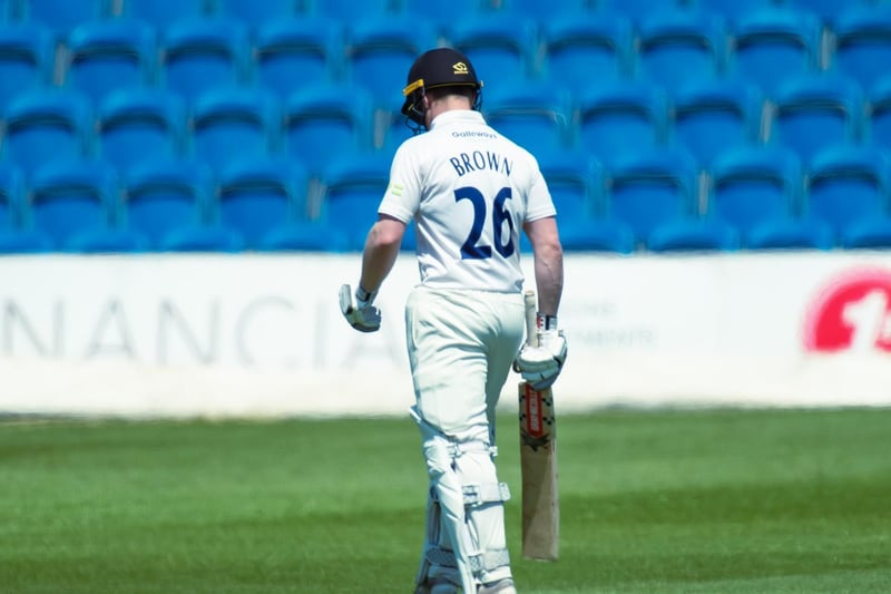Action from Sussex's first innings against Northants at Hove - watched by a crowd, allowed in for the first time since 2019 / Picture: Phil Westlake - PW Sporting Photography