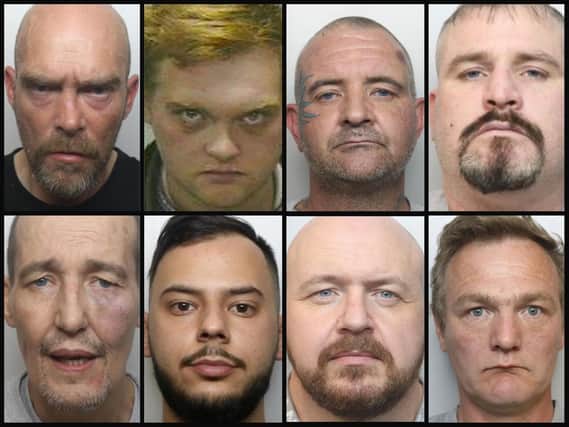Faces of a few offenders jailed during May