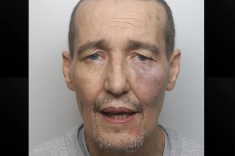 Owen Stewart was drunk and on drugs when he stabbed one man with a kitchen knife and punched another after finding his former girlfriend "in her nightdress" after letting himself into at a Northampton house. The 55-year-old — with previous for 69 offences including aggravated burglary and GBH — was jailed for five years plus an extended license of three years.