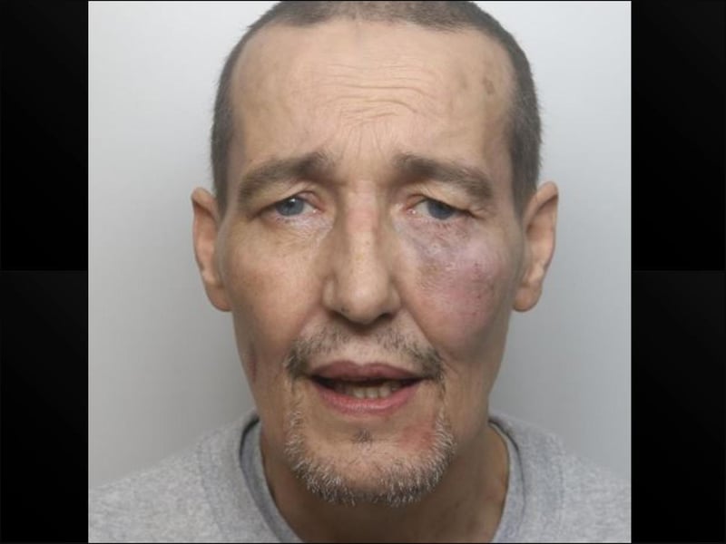 Owen Stewart was drunk and on drugs when he stabbed one man with a kitchen knife and punched another after finding his former girlfriend "in her nightdress" after letting himself into at a Northampton house. The 55-year-old — with previous for 69 offences including aggravated burglary and GBH — was jailed for five years plus an extended license of three years.