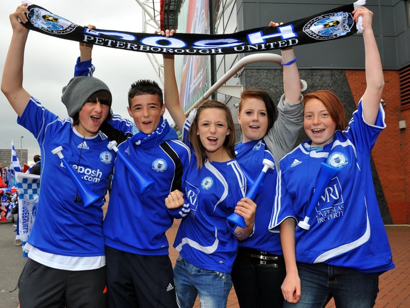 Pre-match excitement.