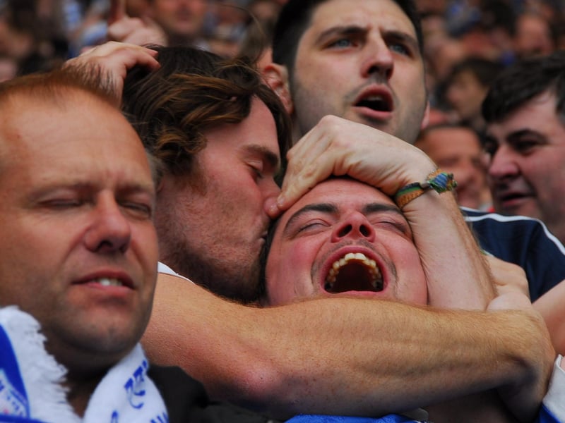 Close friends celebrate.