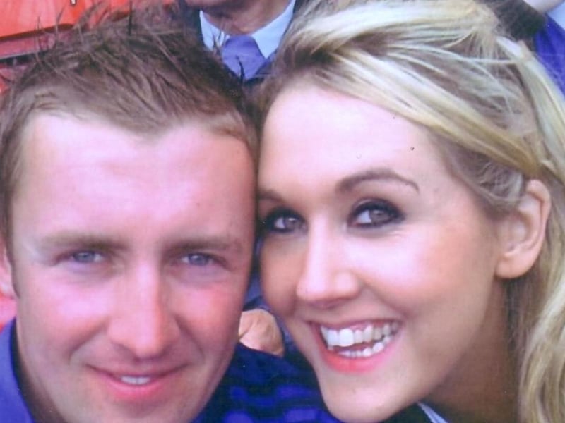 James Lawes, who proposed to his girlfriend Gemma Goose after Posh woin at Old Trafford.