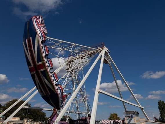 This swingboat thrill ride was hugely popular