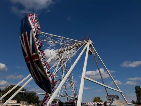 This swingboat thrill ride was hugely popular