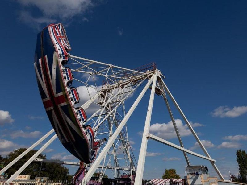 The swingboat ride was massively popular