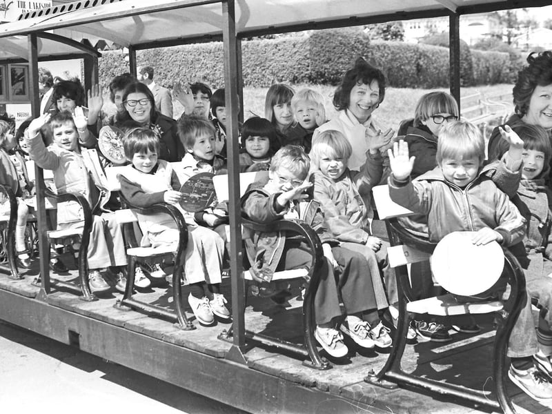 When Wicksteed Park celebrated its 50th anniversary in 1981, children took a train ride to mark the occasion