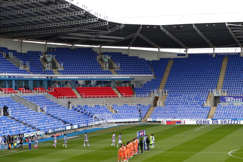 READING: Ground: Madejski Stadium: Distance from Posh: 115.2 miles.  (Photo by Catherine Ivill/Getty Images).