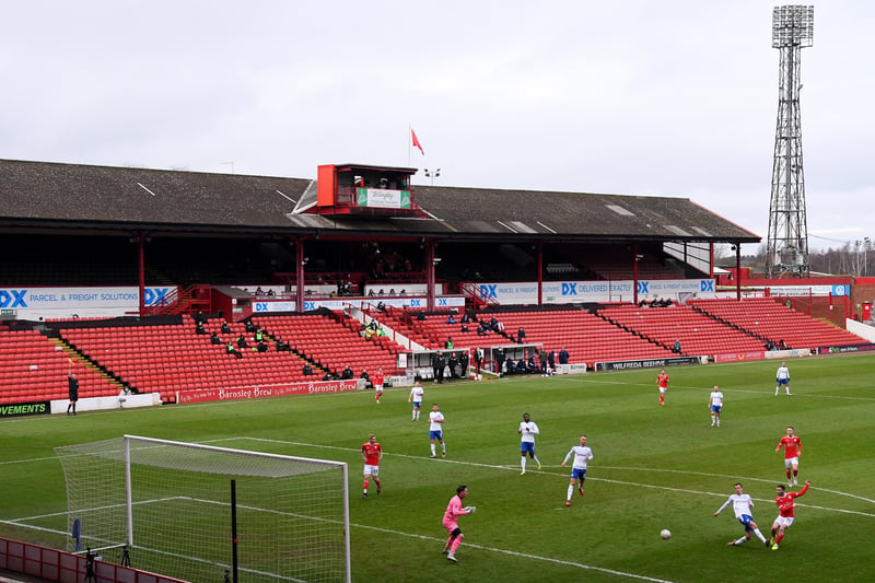 BARNSLEY: Ground: Oakwell Stadium. Distance from Posh: 100.3 miles. (Photo by Stu Forster/Getty Images)