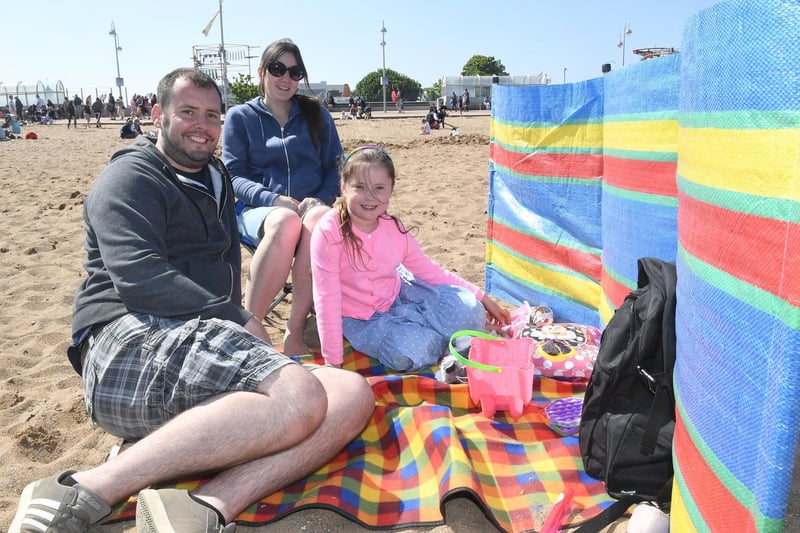 Craig and Alison Taylor of Sleaford with Macey, 8.
