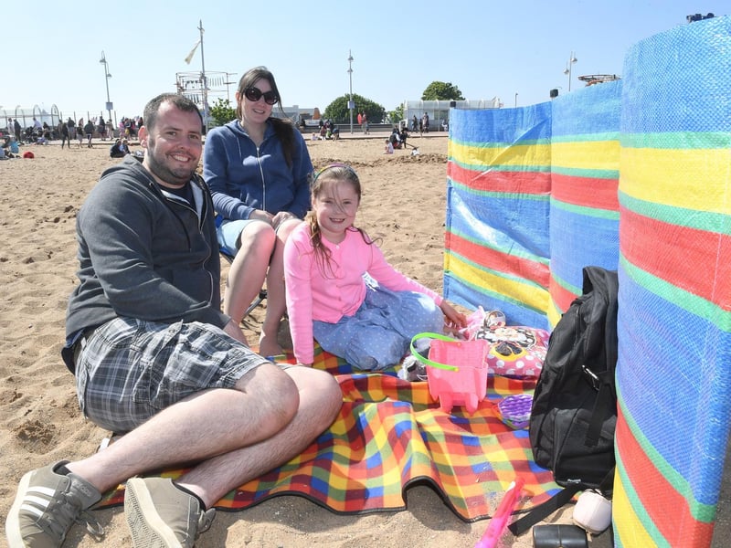 Craig and Alison Taylor of Sleaford with Macey, 8.