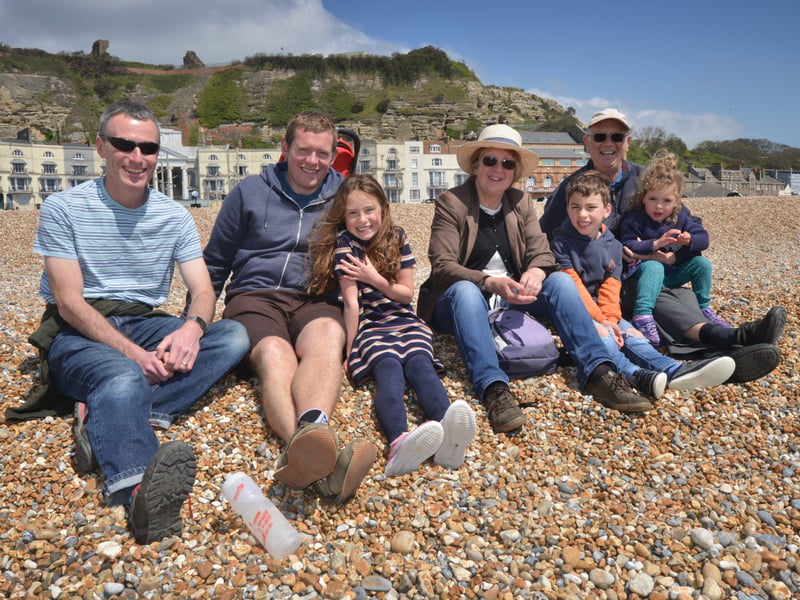 People enjoying the bank holiday weekend on May 30 in Hastings. SUS-210531-070552001