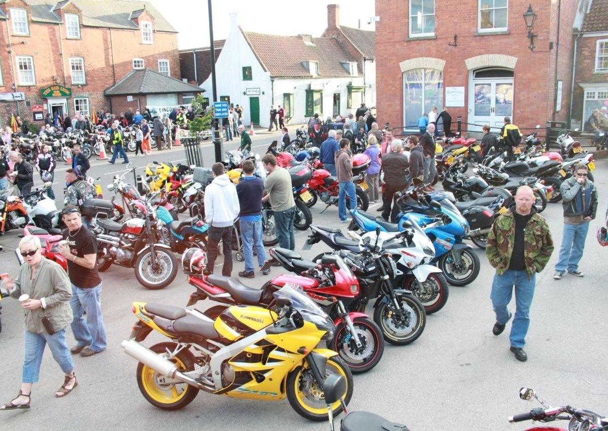Spilsby's annual bike night 2011.