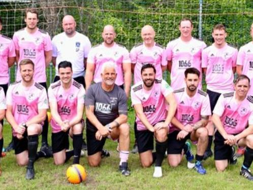 Action and off-pitch scenes from the match between 1066 Specials and Hollington United, held in memory of football stalwart Roger Lee / Picture: Joe Knight