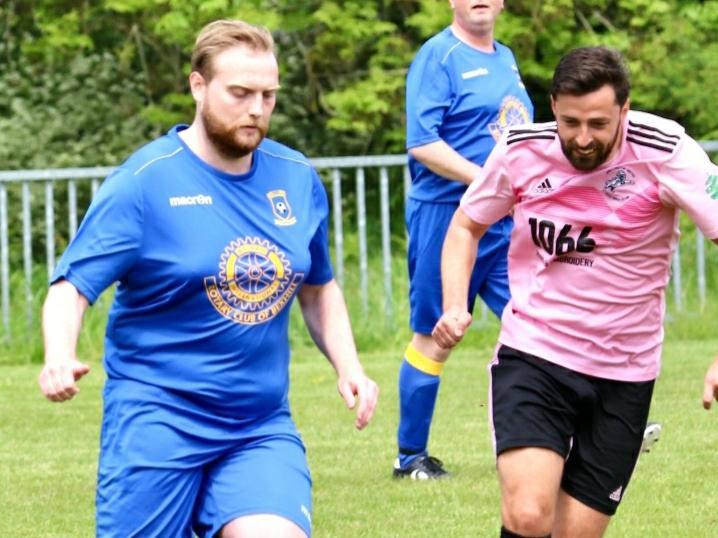 Action and off-pitch scenes from the match between 1066 Specials and Hollington United, held in memory of football stalwart Roger Lee / Picture: Joe Knight