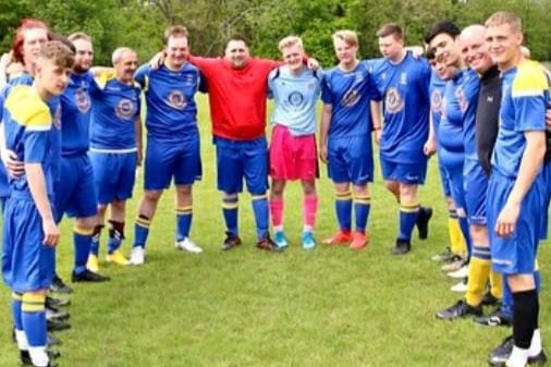 Action and off-pitch scenes from the match between 1066 Specials and Hollington United, held in memory of football stalwart Roger Lee / Picture: Joe Knight