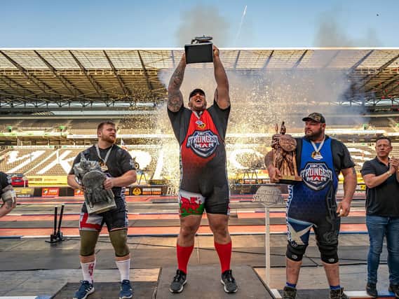 Gary Bilton was declared the strongest man in the UK