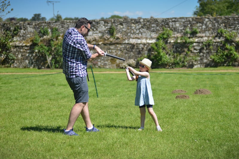 Kids Rule half term activity in the grounds of Battle Abbey. SUS-210106-131443001