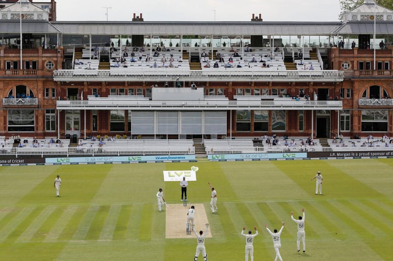 Images from Ollie Robinson's first day as a Test cricketer, on which he took two for 50 as England struggled against the New Zealand batsmen / Picture: Getty