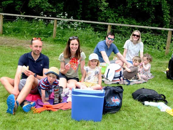 Families enjoy the fun at Fishers Farm. Pictures by Derek Martin