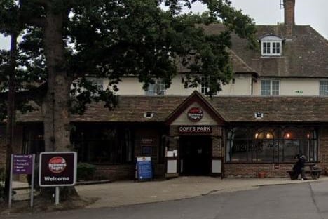 The Brewers Fayre restaurant is ranked 14th on the list
