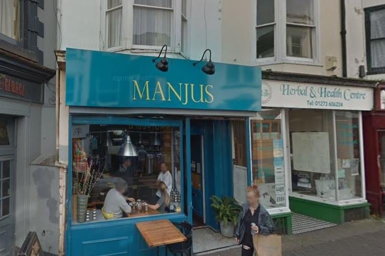 Manju's, Trafalagar Street. Rating: Five stars. Reviews: 258