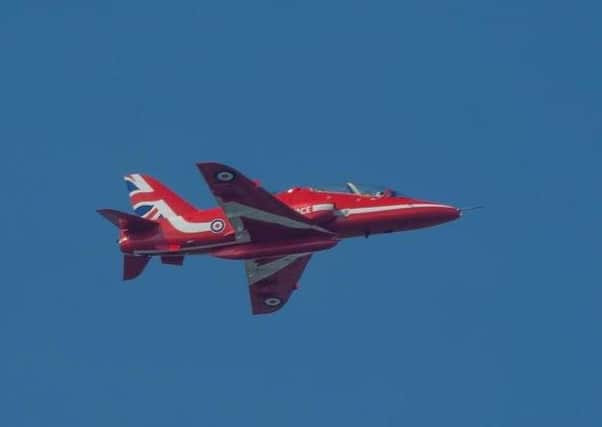 The Red Arrows will be flying over Cambridgeshire (Sunday). Photo by Peter Crowe.