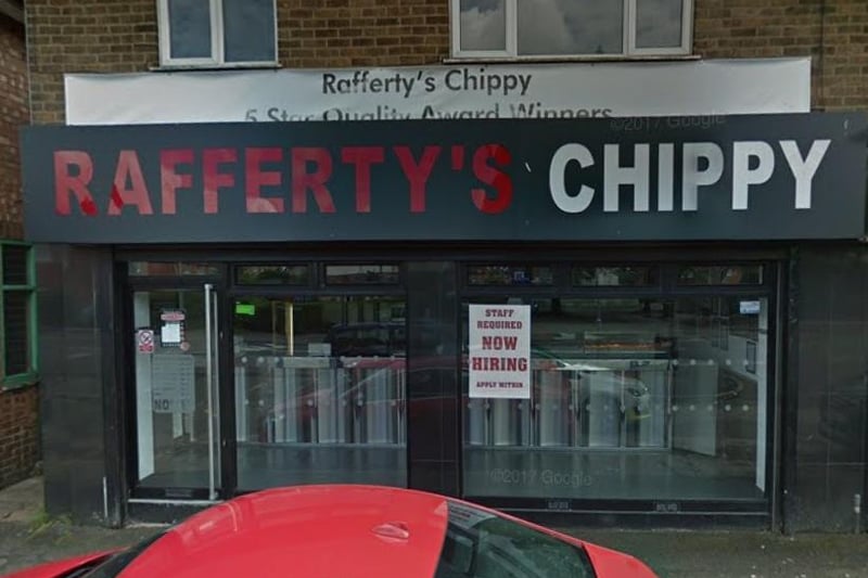 Rafferty's Chippy is situated on Occupation Road in Corby. You can call them on 01536 203333.