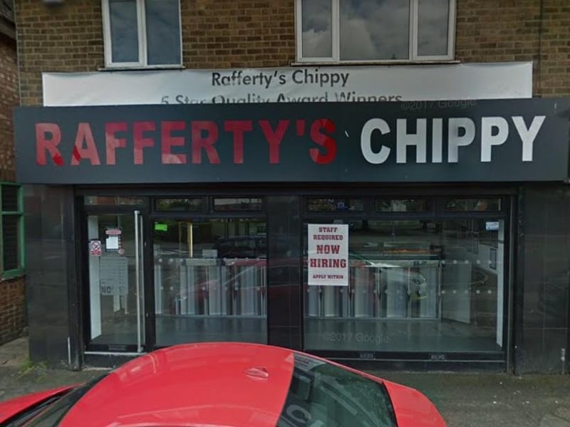Rafferty's Chippy is situated on Occupation Road in Corby. You can call them on 01536 203333.