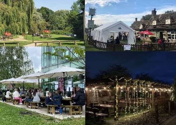 Places to eat and drink outdoors in Peterborough