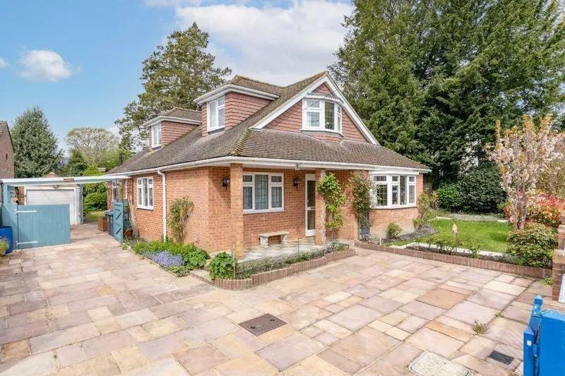 A spacious three/four detached chalet bungalow in the heart of the village. Price: £540,000.