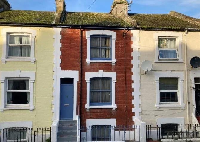 A Victorian house in need of modernisation. For sale by auction on June 10 with a guide price of £125,000.